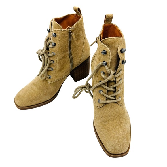 Lucky Brand Shoes - Lucky Brand Wadil Camel Bootie